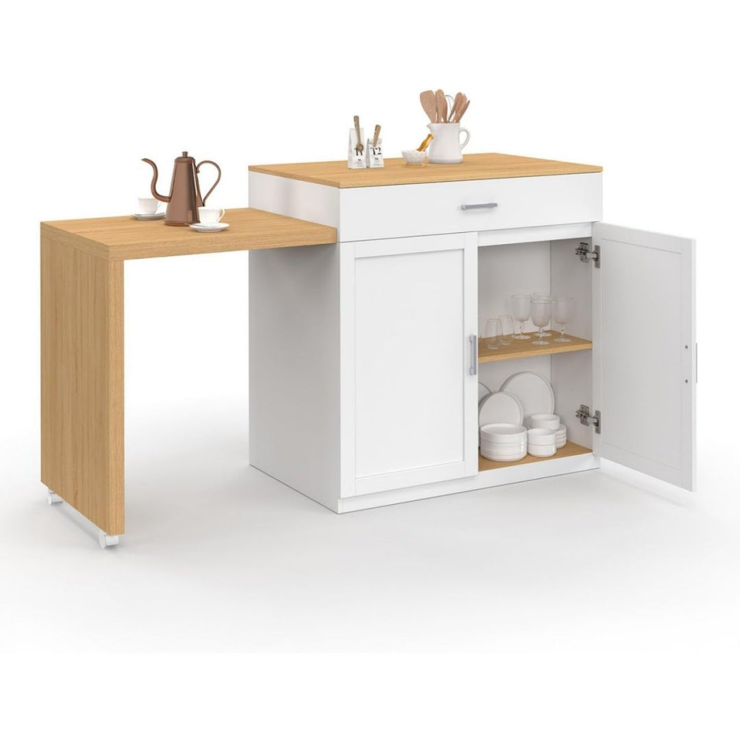 Legno Massello e Legno Credenze Bianco