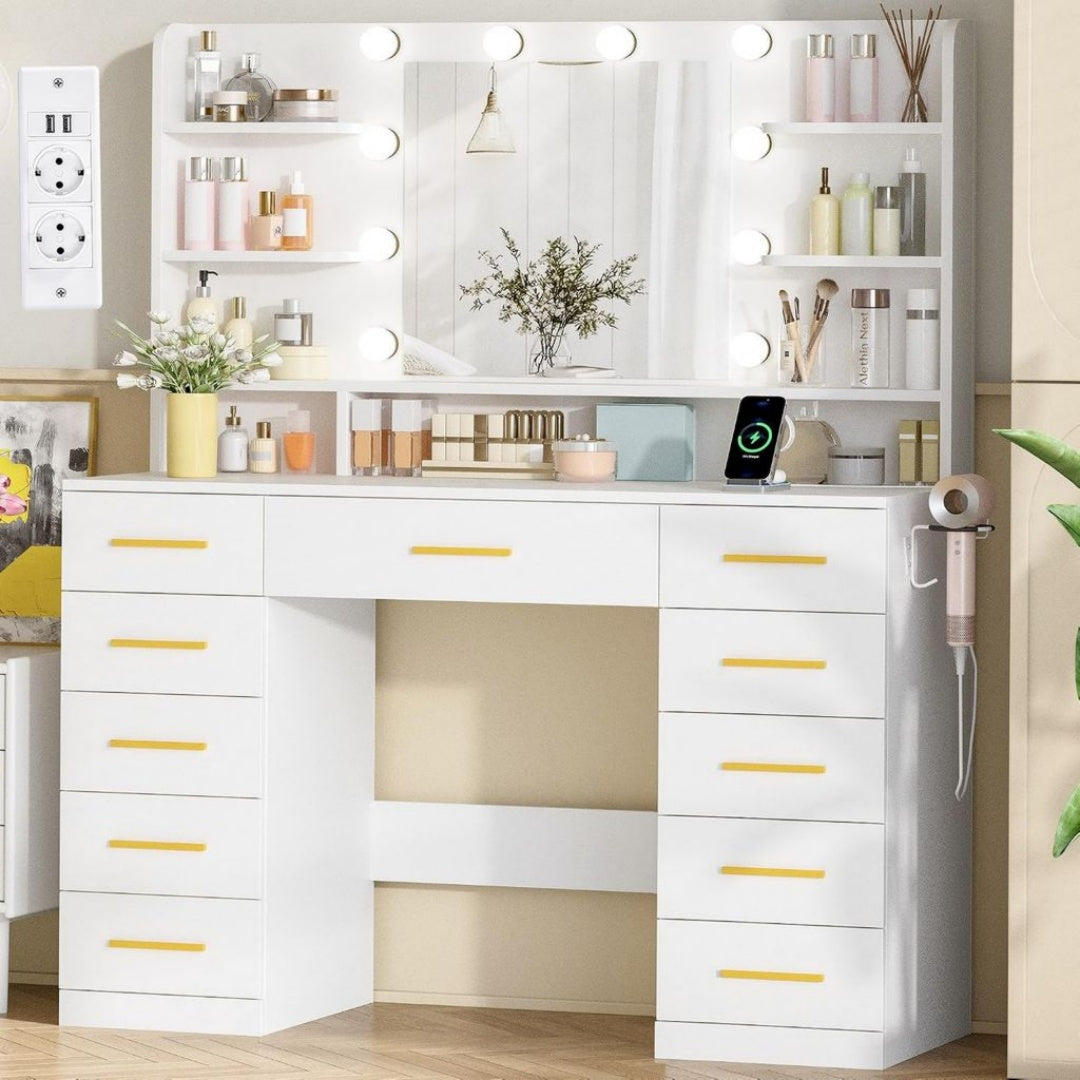 Toelette 40 x 110 x 140 Bianco