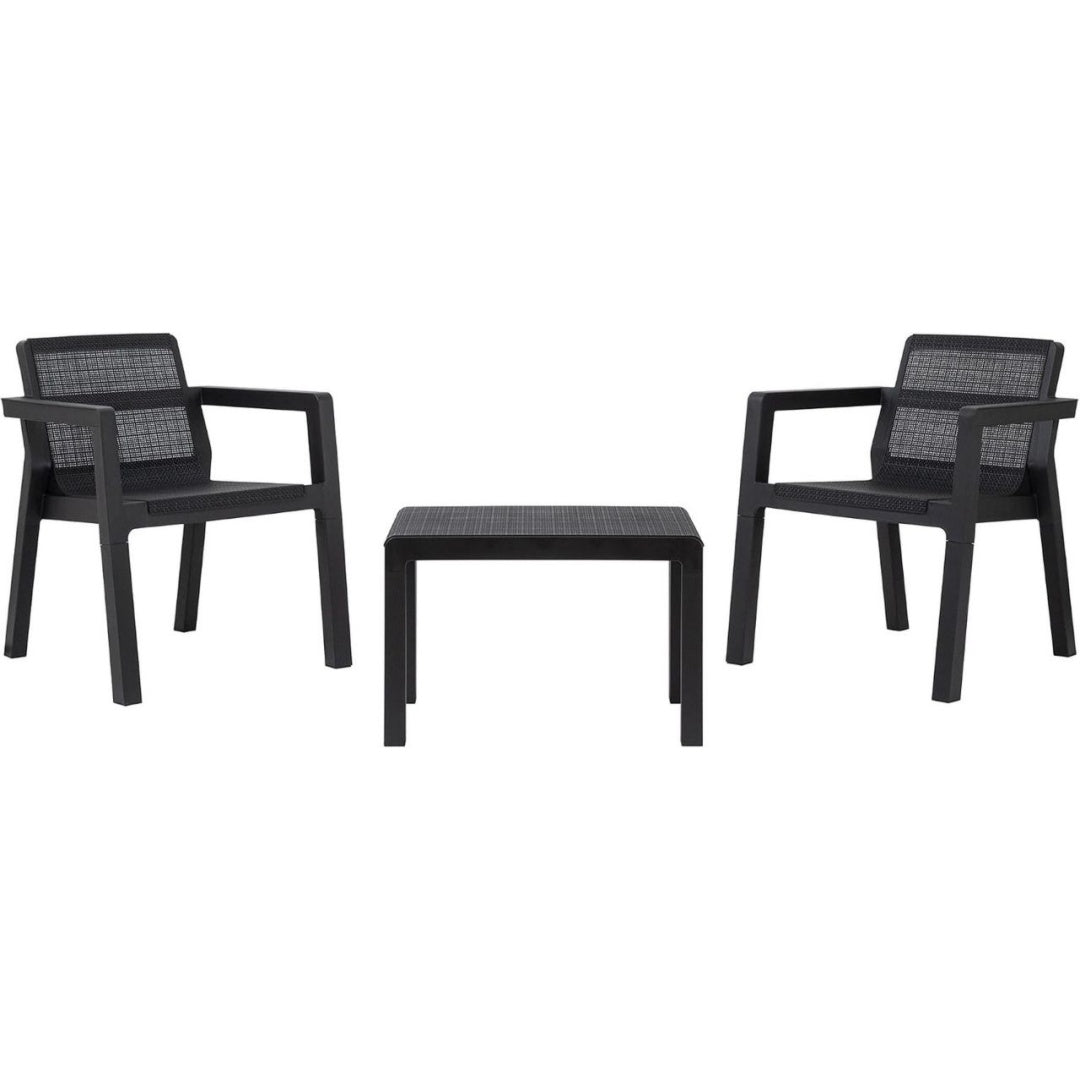 Robusto Set da pranzo Antracite